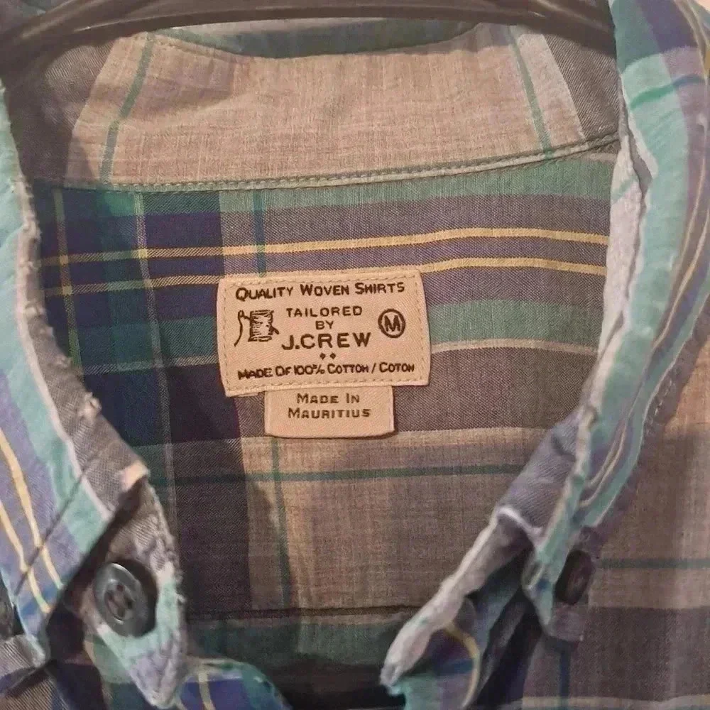 J Crew 100% Cotton Button Down EUC Size Medium
